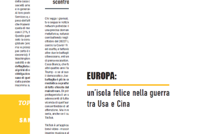 White paper – “Europa: un’isola felice nella guerra tra USA e Cina”